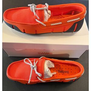 NWB Swims Men's Beach Lace Loafer Orange Size 7